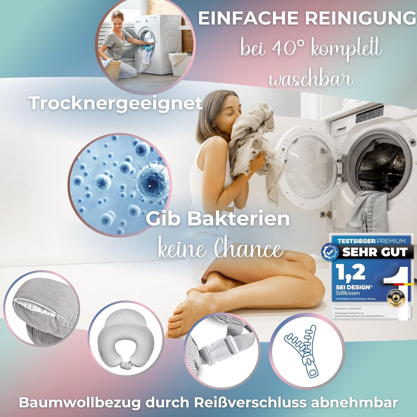 Stillkissen Schwangerschaftskissen fรผr Mรผtter und Baby