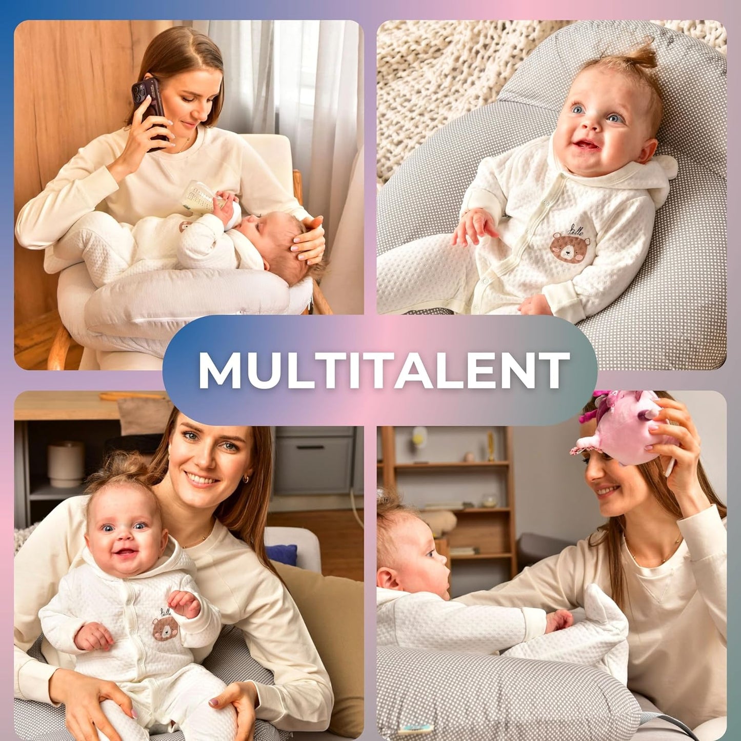 Stillkissen Schwangerschaftskissen fรผr Mรผtter und Baby